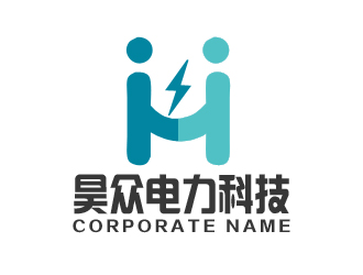 朱兵的昊众电力科技logo设计