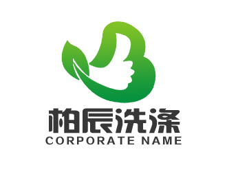 长沙柏辰洗涤公司logo设计