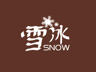 Snow雪冰logo设计