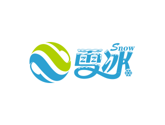 黄安悦的Snow雪冰logo设计