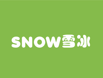 刘彩云的Snow雪冰logo设计