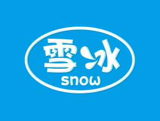 孙金泽的Snow雪冰logo设计