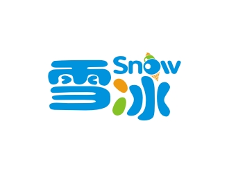 曾翼的Snow雪冰logo设计