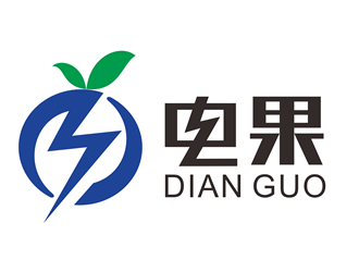 唐国强的电果logo设计