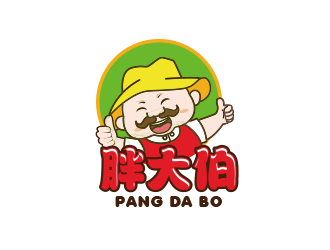 黄安悦的胖大伯 卡通形象logo设计【调整设计需求】logo设计