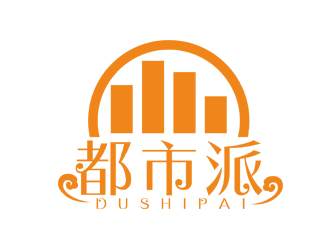 刘彩云的都市派外卖餐厅logo设计
