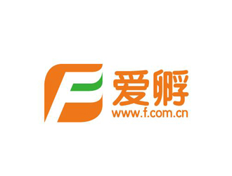 邹小考的f 爱孵孵化 创业服务logo设计
