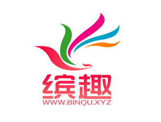 秦晓东的缤趣 binqu.xyz 美图社交网站 中文字体logo设计