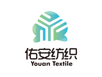 高明奇的纺织logo设计 苏州佑安纺织品有限公司logo设计