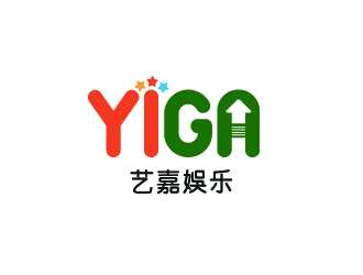 色摄觉的YIGA 艺嘉娱乐logo设计