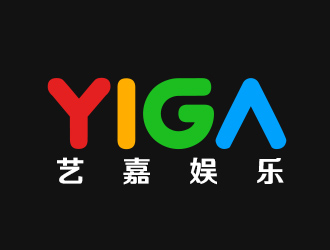吴晓伟的YIGA 艺嘉娱乐logo设计