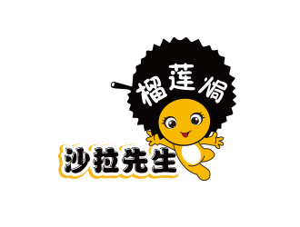 黄安悦的沙拉先生·榴莲焗logo设计