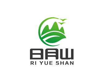 张青革的日月山logo设计