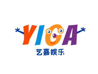 晓熹的YIGA 艺嘉娱乐logo设计