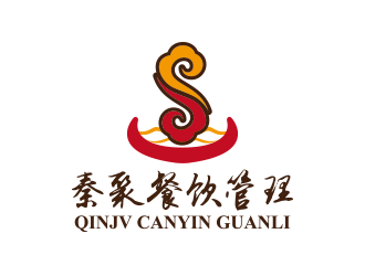 黄安悦的北京秦聚餐饮管理有限公司logo设计