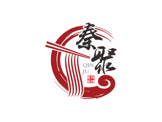 何嘉健的北京秦聚餐饮管理有限公司logo设计