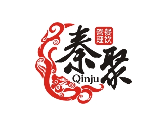 曾翼的北京秦聚餐饮管理有限公司logo设计