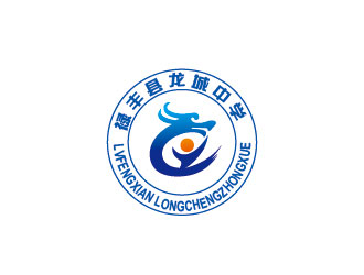 李贺的禄丰县龙城中学logo设计