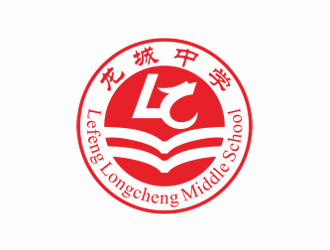 刘小勇的禄丰县龙城中学logo设计