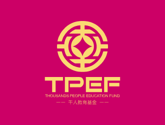 千人教育基金logo设计