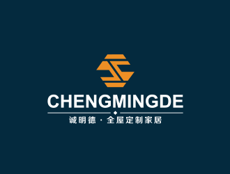 黄安悦的公司名:诚明德，ChengMingDelogo设计