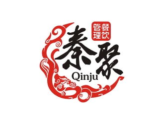 曾翼的北京秦聚餐饮管理有限公司logo设计