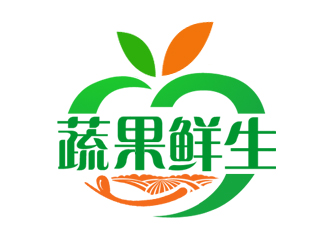 余亮亮的蔬果鲜生logo设计