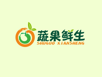周国强的蔬果鲜生logo设计