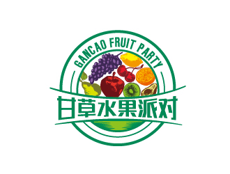 甘草水果派对logo设计