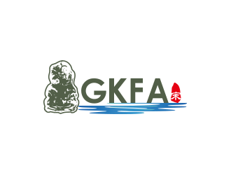 黄安悦的吉斯伯恩开封友好基金会   GKFA英文缩写logo设计