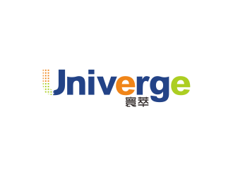 汤儒娟的寰萃Univerge+logo（公司中英文名+图形组合）logo设计