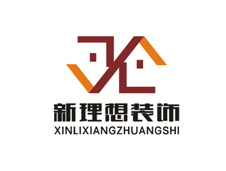 杨占斌的新理想装饰工程有限公司logo设计