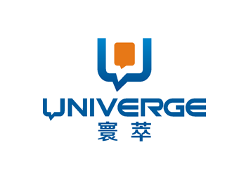 杨占斌的寰萃Univerge+logo（公司中英文名+图形组合）logo设计