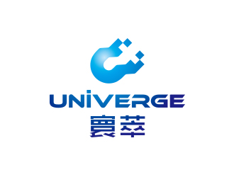 孙金泽的寰萃Univerge+logo（公司中英文名+图形组合）logo设计