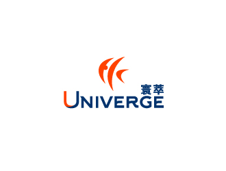 刘祥庆的寰萃Univerge+logo（公司中英文名+图形组合）logo设计