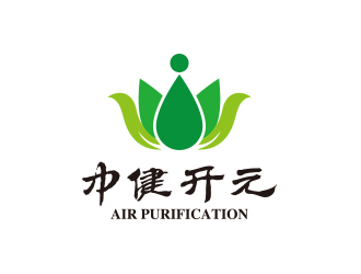孙金泽的上面（中健开元） /下面（Air purification）logo设计