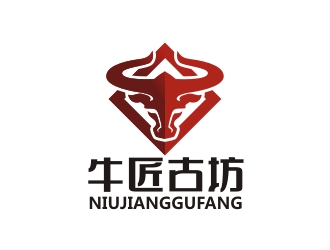 曾翼的牛匠坊/牛匠古坊logo设计