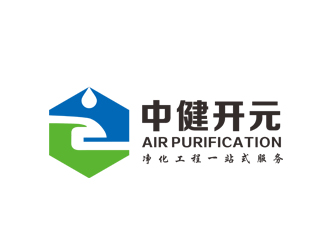 刘彩云的上面（中健开元） /下面（Air purification）logo设计