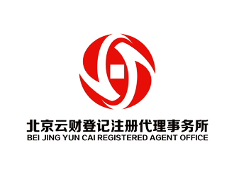 谭家强的北京云财登记注册代理事务所logo设计