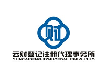 杨占斌的北京云财登记注册代理事务所logo设计