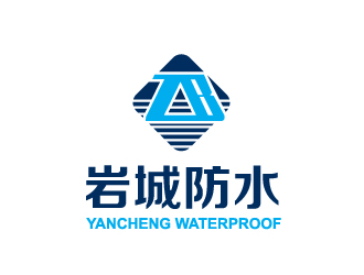 晓熹的YanCheng Waterproof岩城防水logo设计