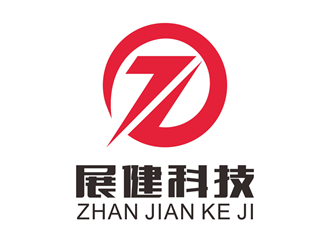 唐国强的展健科技logo设计