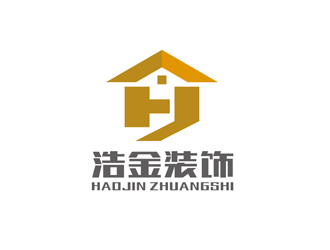 浩金装修公司LOGO设计 - LOGO123