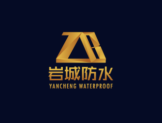 黄爽的YanCheng Waterproof岩城防水logo设计
