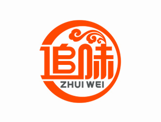刘小勇的“追味” 或者 “追口未” 【字体设计】logo设计