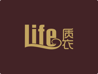 汤儒娟的life质衣logo设计