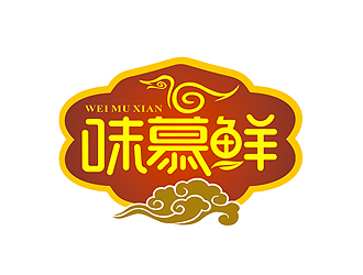 盛铭的味慕鲜logo设计