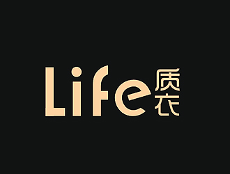 盛铭的life质衣logo设计