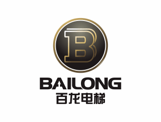 何嘉健的百龙电梯logo设计