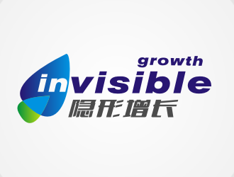 安齐明的invisiblegrowth 隐形增长logo设计